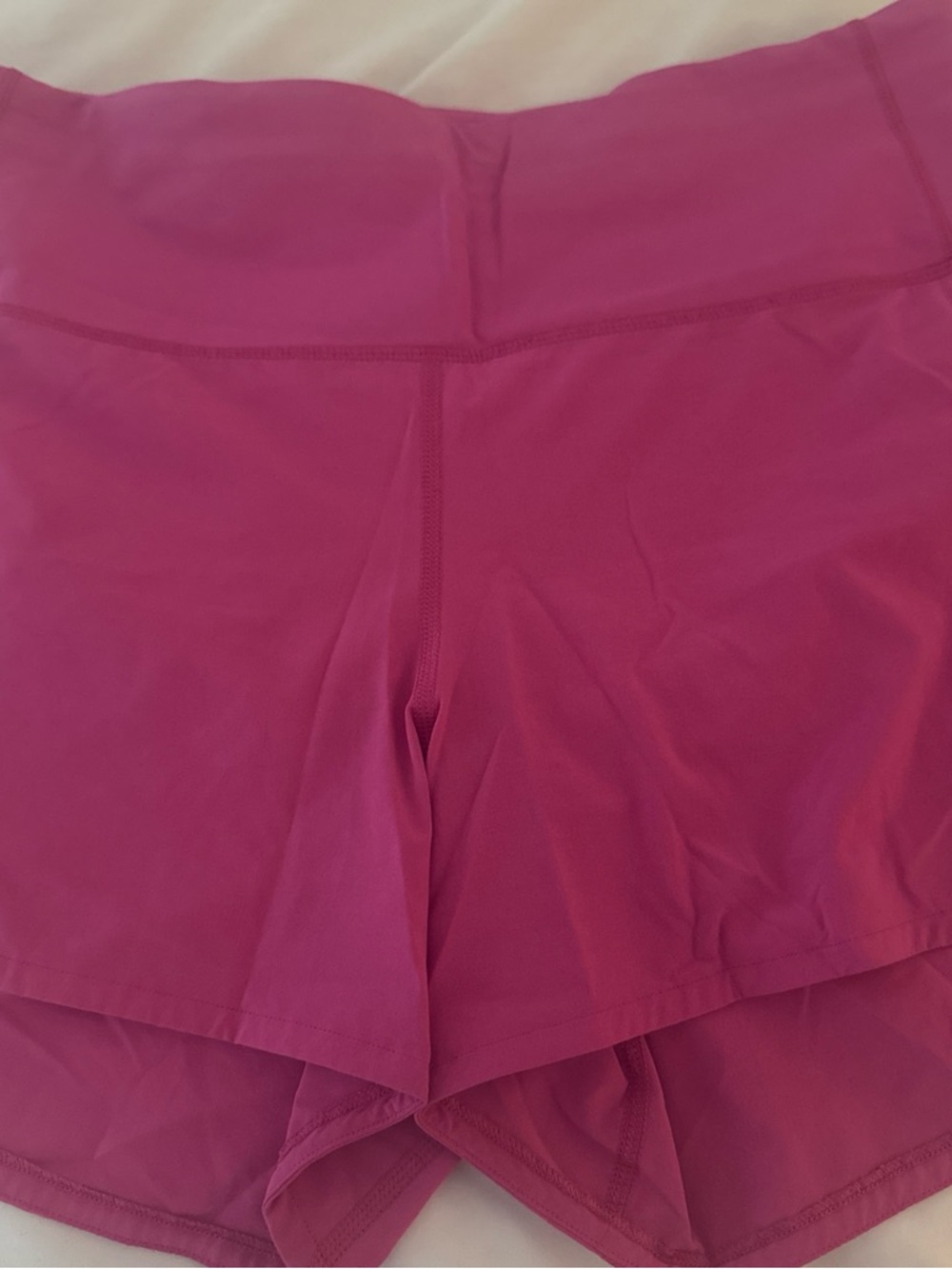 Women’s High-Waist Pink Fitness Shorts